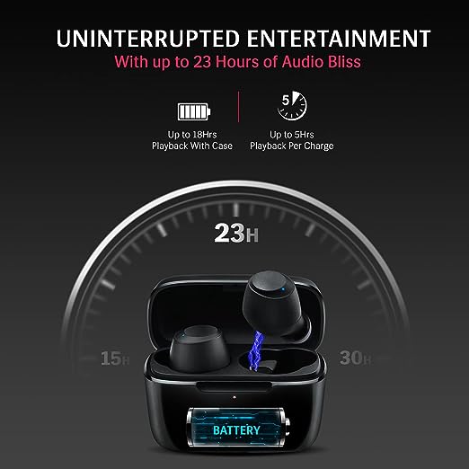Lava ProBuds 2 Thumping Bass and Beats with 14mm Dynamic Driver|23 Hours of Audio Bliss|Intiutive Gesture Control Buds| IPX5 Certified Sweat and Water Resistant, Black Regular Lava ProBuds 2 Thumping Bass and Beats with 14mm Dynamic Driver|23 Hours of Audio Bliss|Intiutive Gesture Control Buds| IPX5 Certified Sweat and Water Resistant, Black Regular